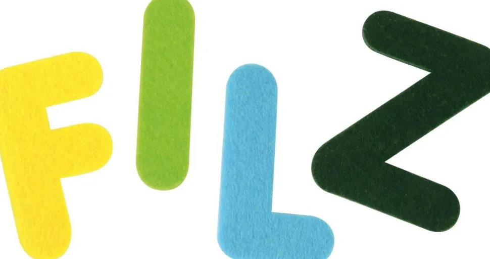 Alphabet géant feutrine 8 cm, 150 pièces - Eduplay