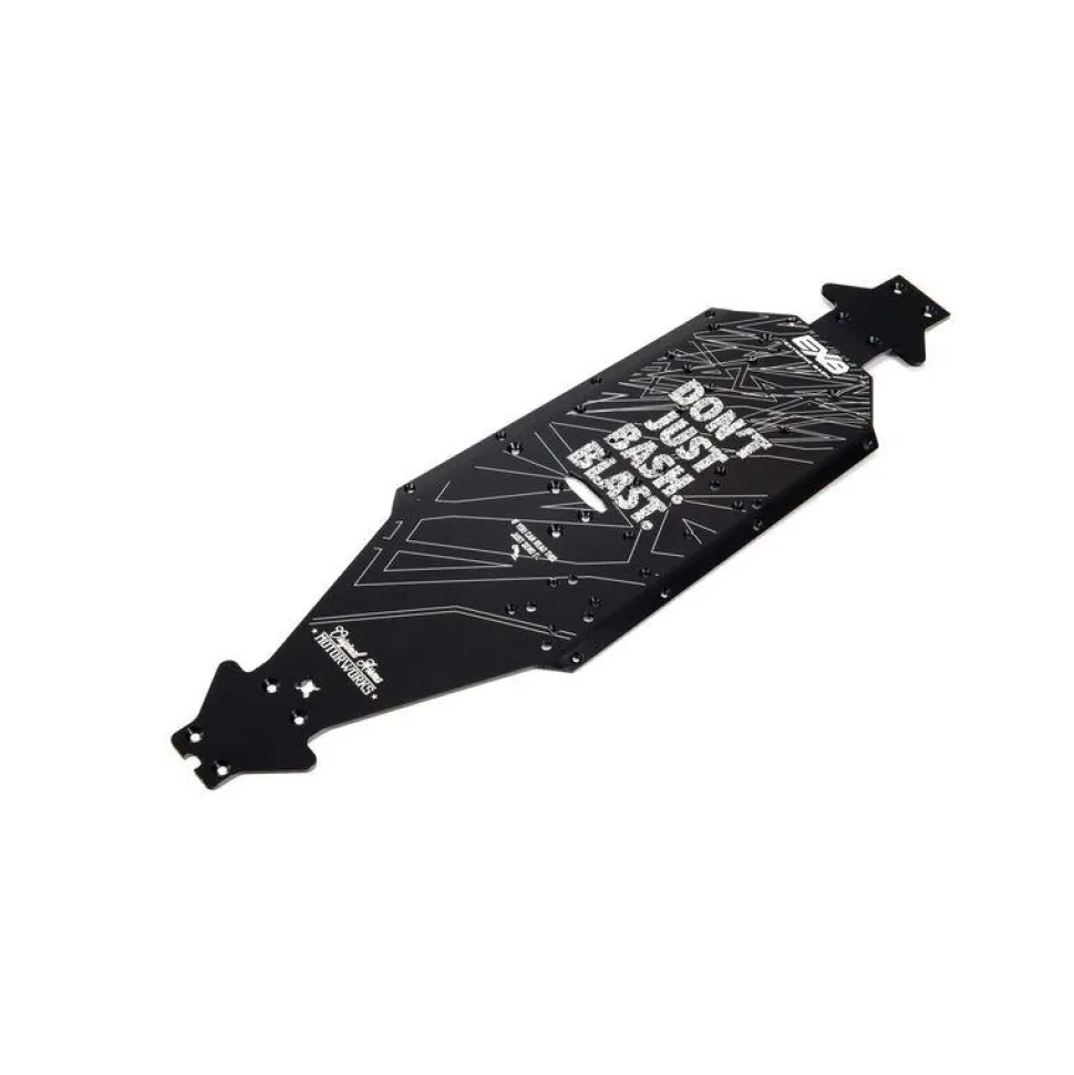 Aluminum Chassis CNC 7075 T6 LWB Black - Arrma - ARRma