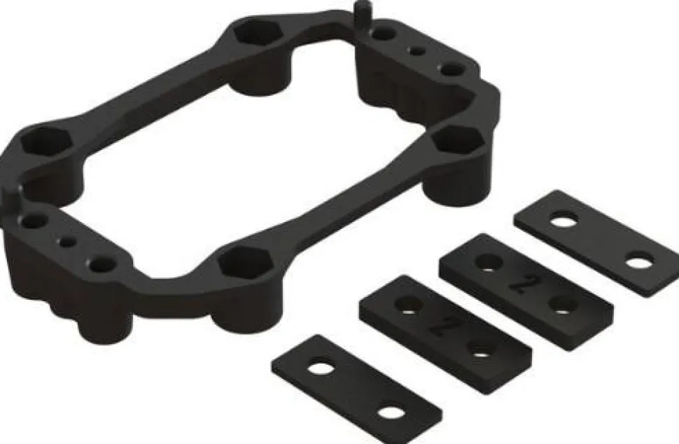 Aluminum Servo Mount Plastic Holder Set - ARRma
