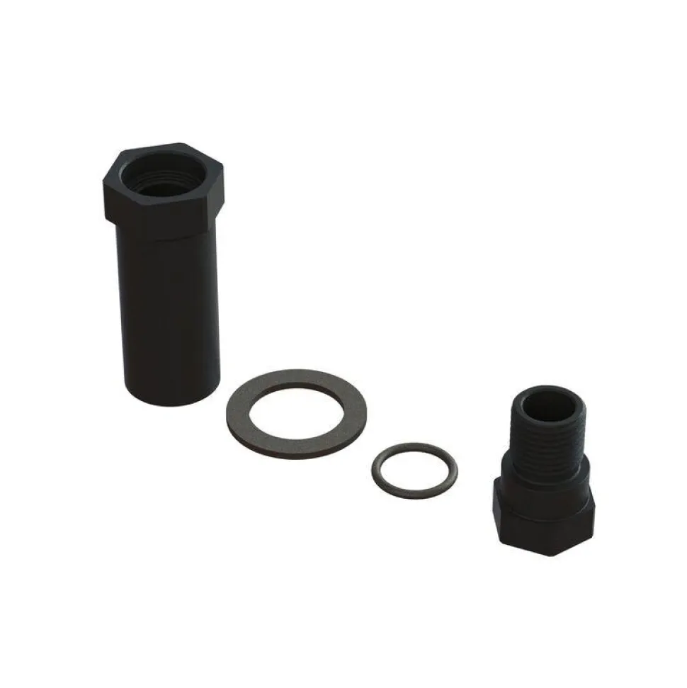 Aluminum Servo Saver Hub Set Black - ARRma