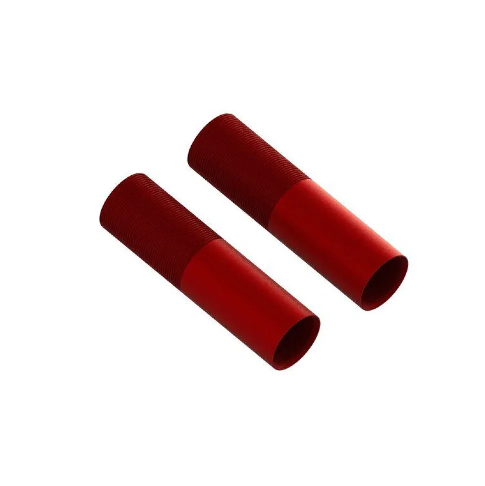 Aluminum Shock Body 24x83mm (Red) (2) - ARRma