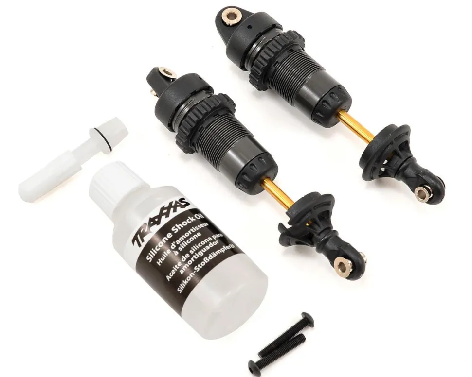 Amortisseurs Long Gtr A Anodisation Dure Sans Ressorts - Traxxas