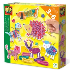 Animaux enroulés dans du fil - SES Creative