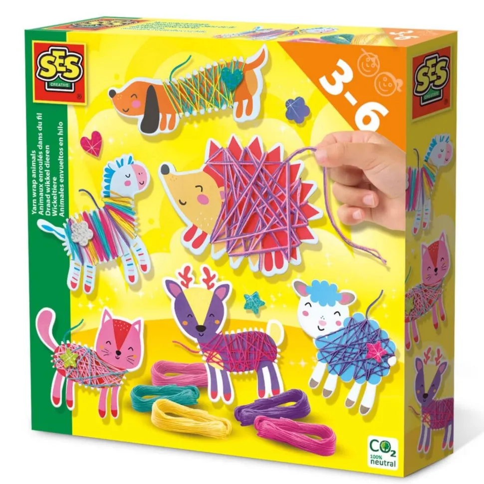Animaux enroulés dans du fil - SES Creative