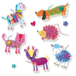 Animaux enroulés dans du fil - SES Creative