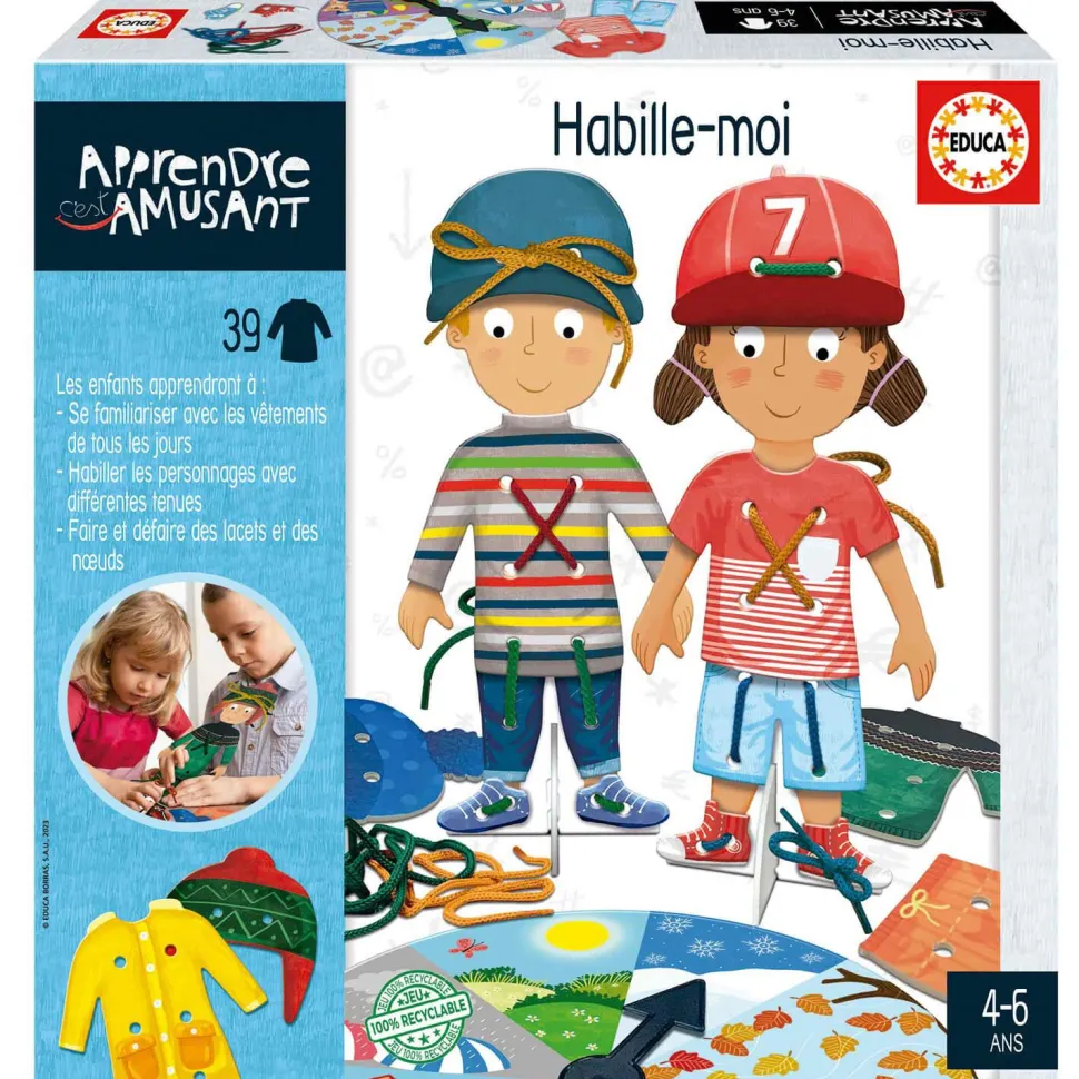 Apprendre c’est amusant : Habille-moi - Educa