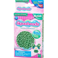 Aquabeads : Recharge de 600 perles vertes - Aquabeads
