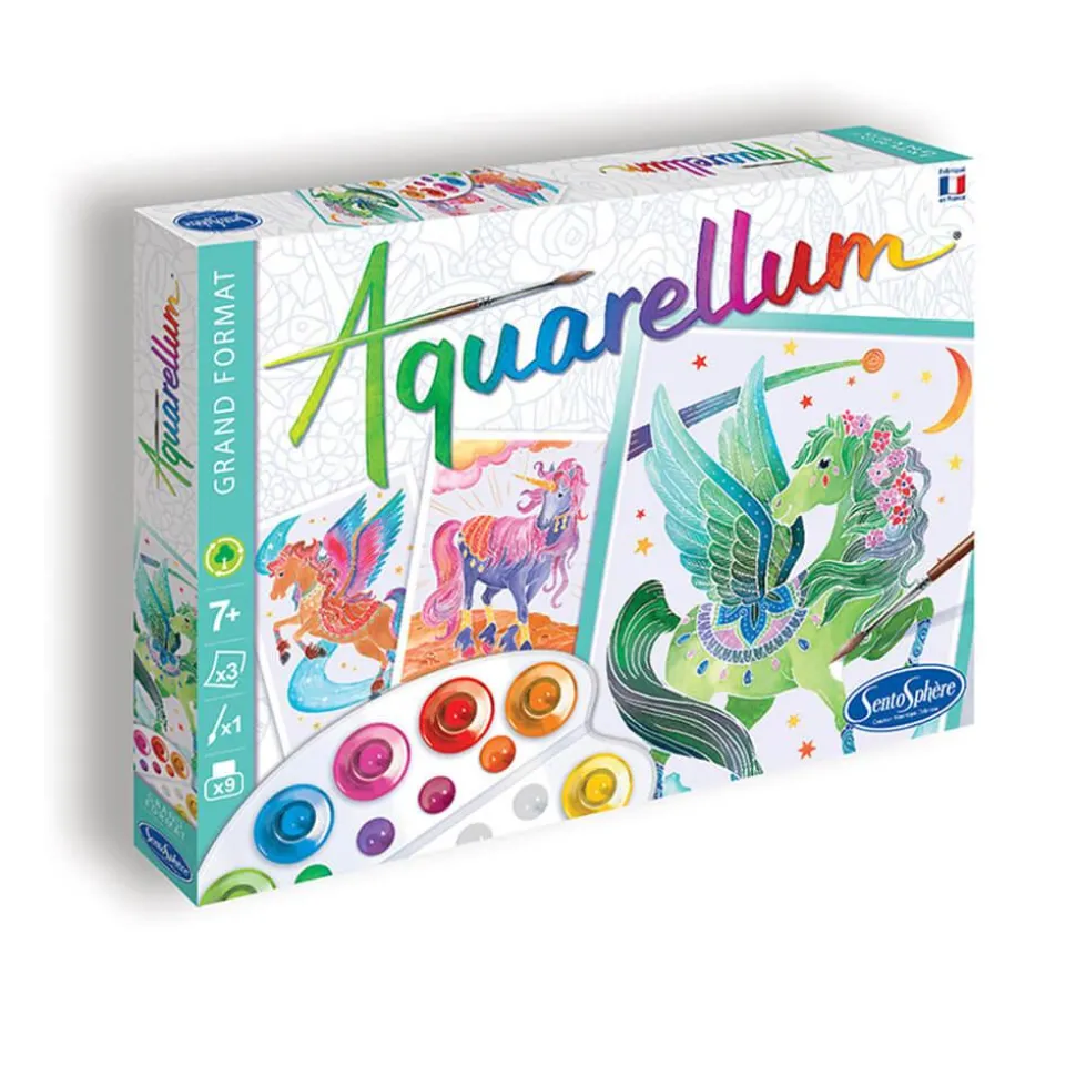 Aquarellum : Licornes et Pégases - Sentosphère