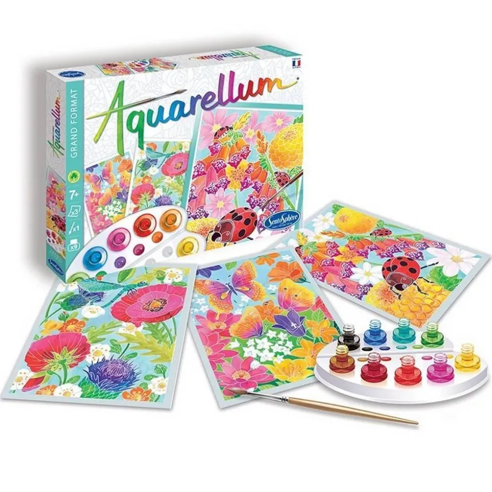 Aquarellum Dans les fleurs - Sentosphère