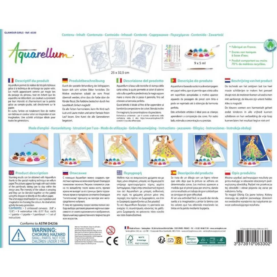 Aquarellum Glamour girls - Sentosphère