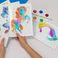 Aquarellum junion : Papillons et fleurs - Sentosphère