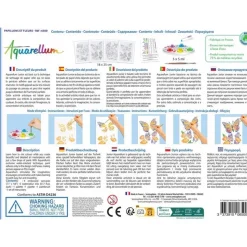 Aquarellum junion : Papillons et fleurs - Sentosphère