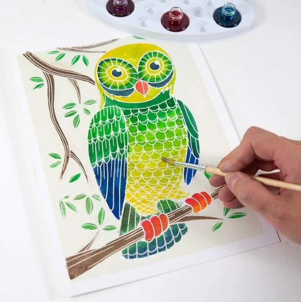 Aquarellum Junior : Hiboux - Sentosphère