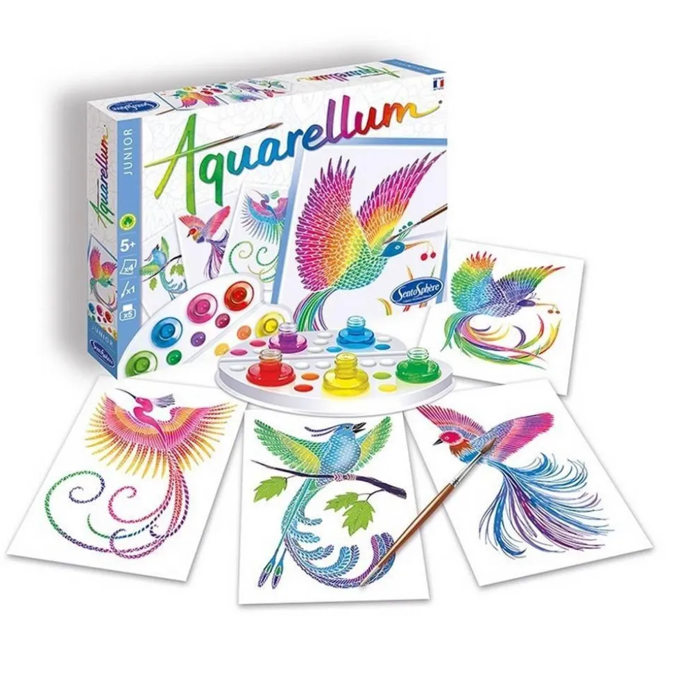 Aquarellum Junior Oiseaux du Paradis - Sentosphère