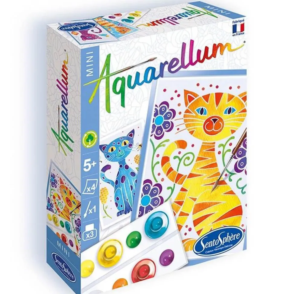 Aquarellum Mini Chats - Sentosphère