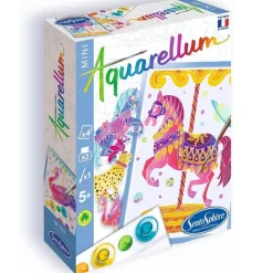 Aquarellum mini Chevaux de manège - Sentosphère