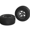 AR550040 - Dirt Runner ST Front Tire Set Glued Noir - ARRma