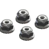 AR708008 - Flanged Nyloc Locknut 4mm Silver (4) - ARRma