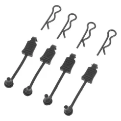 AR390178 - Retiens Clip Carrosserie 1/8 Scale Noir (4) - ARRma