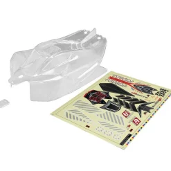 AR406106 Body Clear W/ Decals Typhon 6S BLX - ARRma