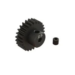 Arrma - 25T 0.8Mod 1/8" Bore CNC Steel Pinion Gear - ARRma
