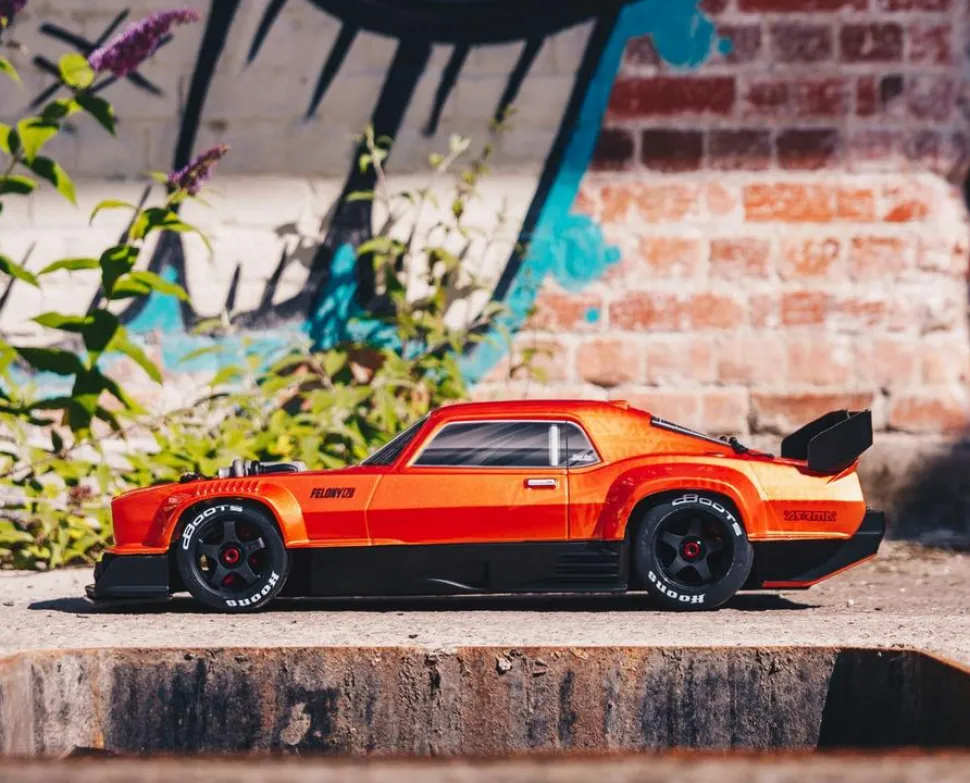Arrma Felony 1/7e BLX 6S Street Bash Muscle Car RTR Orange - ARRma