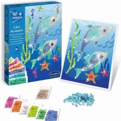 Art & Créations : L'art du sequin - Dauphins - Sentosphère