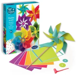 Art et créations : Moulins à vent bicolore - Sentosphère