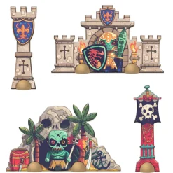 arty toys - Puzzle Géant - Bataille - 30 pcs - Djeco