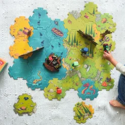 arty toys - Puzzle Géant - Bataille - 30 pcs - Djeco