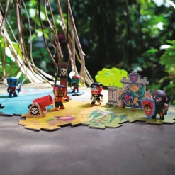 arty toys - Puzzle Géant - Bataille - 30 pcs - Djeco