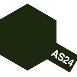 AS24 - Bombe aérosol - 90 ml : Vert Foncé - Tamiya