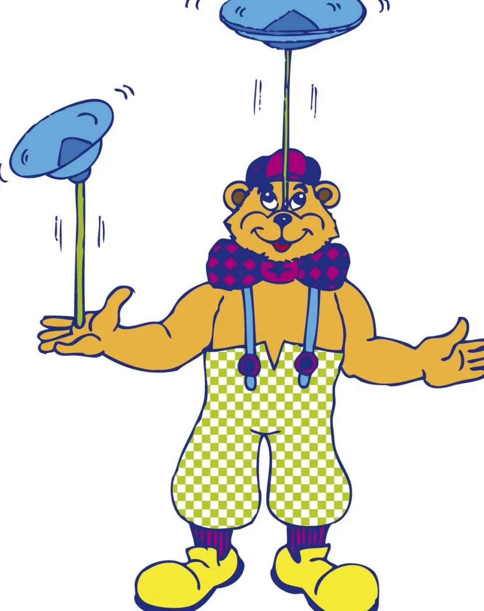 Assiette à jongler avec bâton - Eduplay