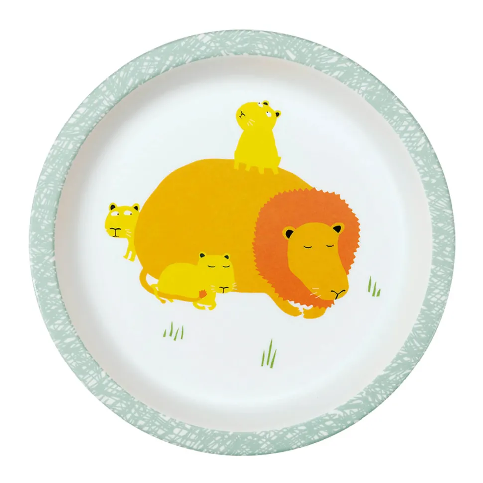 Assiette bébé 18 cm : La savane - Petit Jour Paris