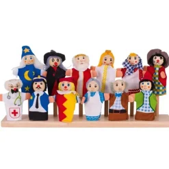 Assortiment de 12 marionnettes à doigt - Goki