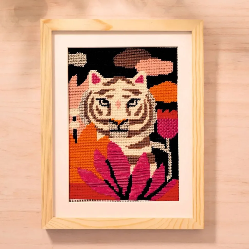 Atelier 64, canevas tigre - Djeco