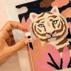 Atelier 64, canevas tigre - Djeco