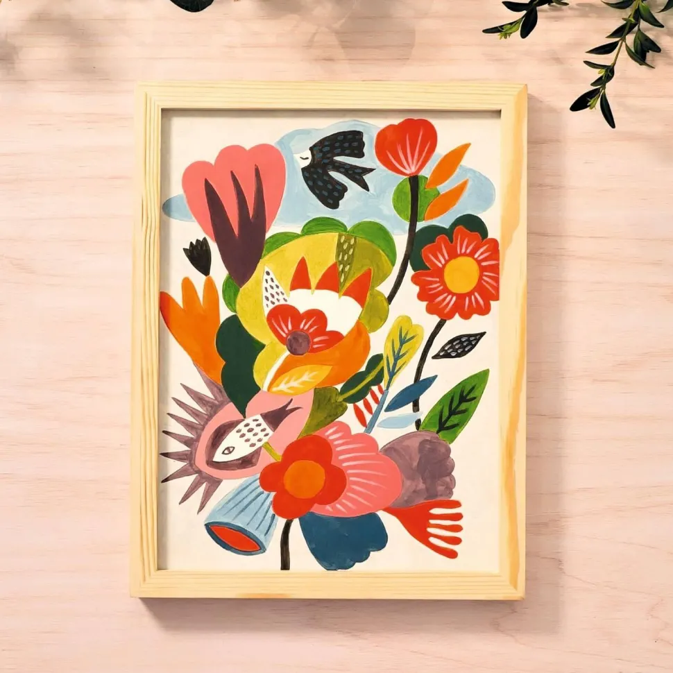 Atelier 23, mélange de couleurs fleurs - Djeco