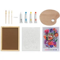 Atelier 23, mélange de couleurs fleurs - Djeco