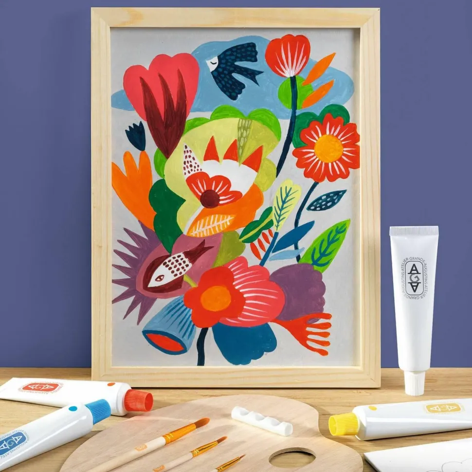 Atelier 23, mélange de couleurs fleurs - Djeco