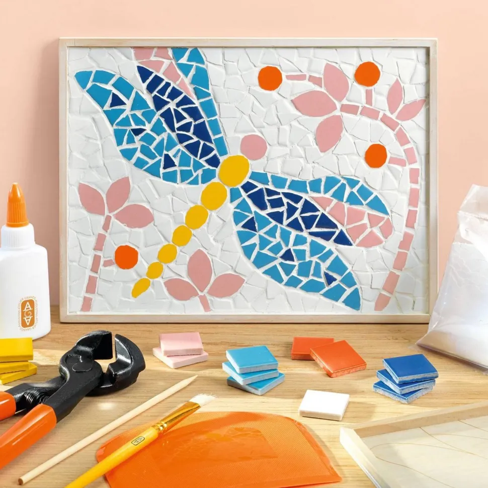 Atelier 72, mosaïque libellule - Djeco