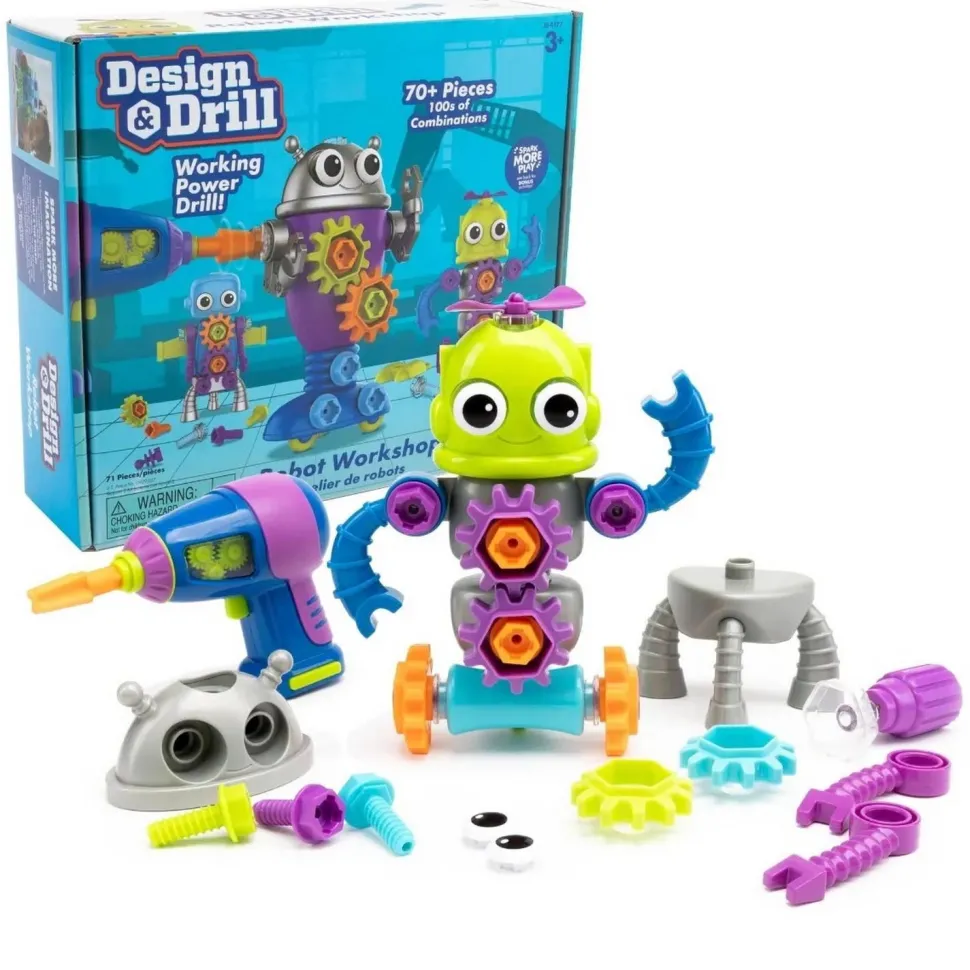 Atelier de construction de robots design & drill - Learning Resources