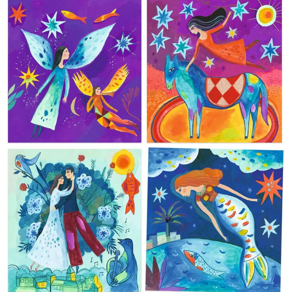 Atelier gouaches : En rêve - Djeco