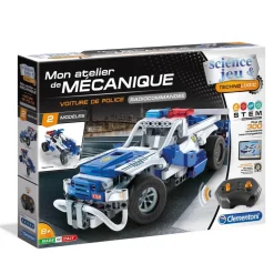 Atelier mécanique : Voiture de police Radiocommandée - Clementoni