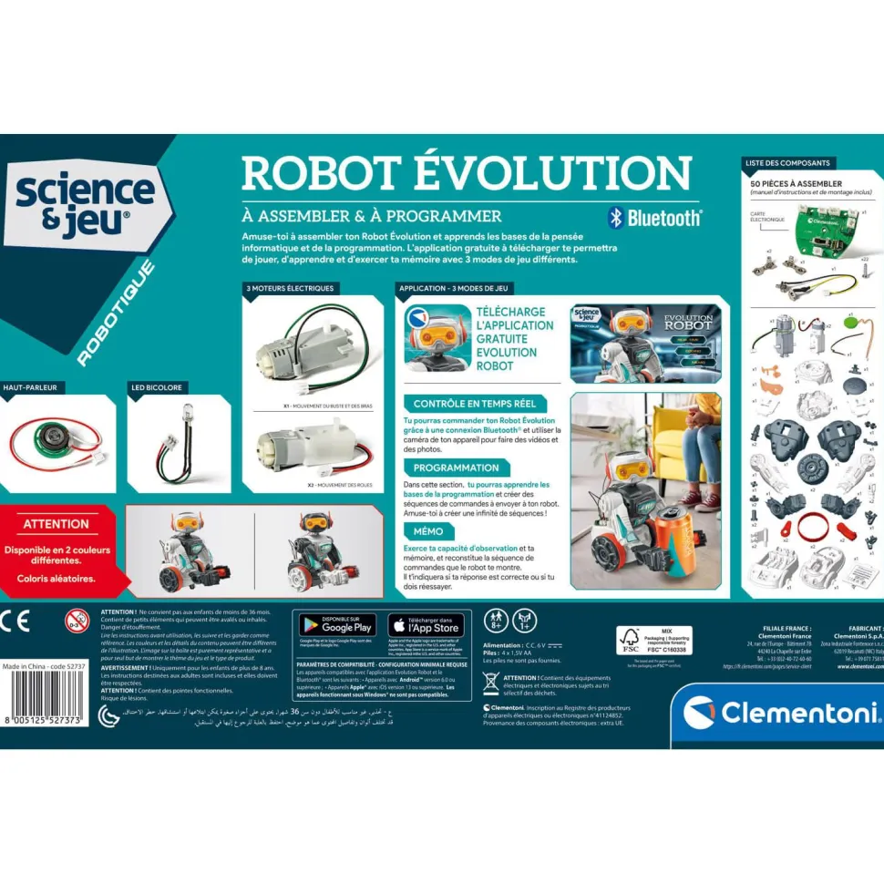 Atelier robotique : Robot Évolution 2.0 - Clementoni