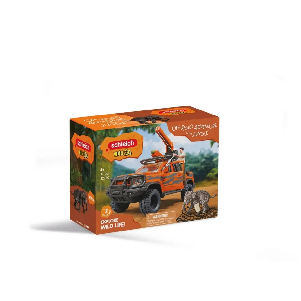 Aventures en 4x4 dans la jungle - Schleich