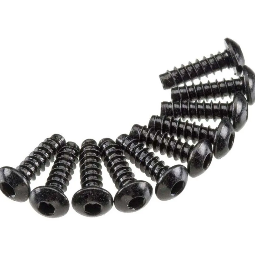 AXA435 - Hex Tap Button Head M3x10mm Noir (10) - Axial