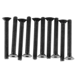 AXA150 Hex Sckt Flat Head M3x25mm Black Oxide (10) - Axial