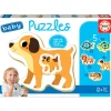 Baby puzzle : 5 puzzles de 2 à 4 pièces : Animaux - Educa