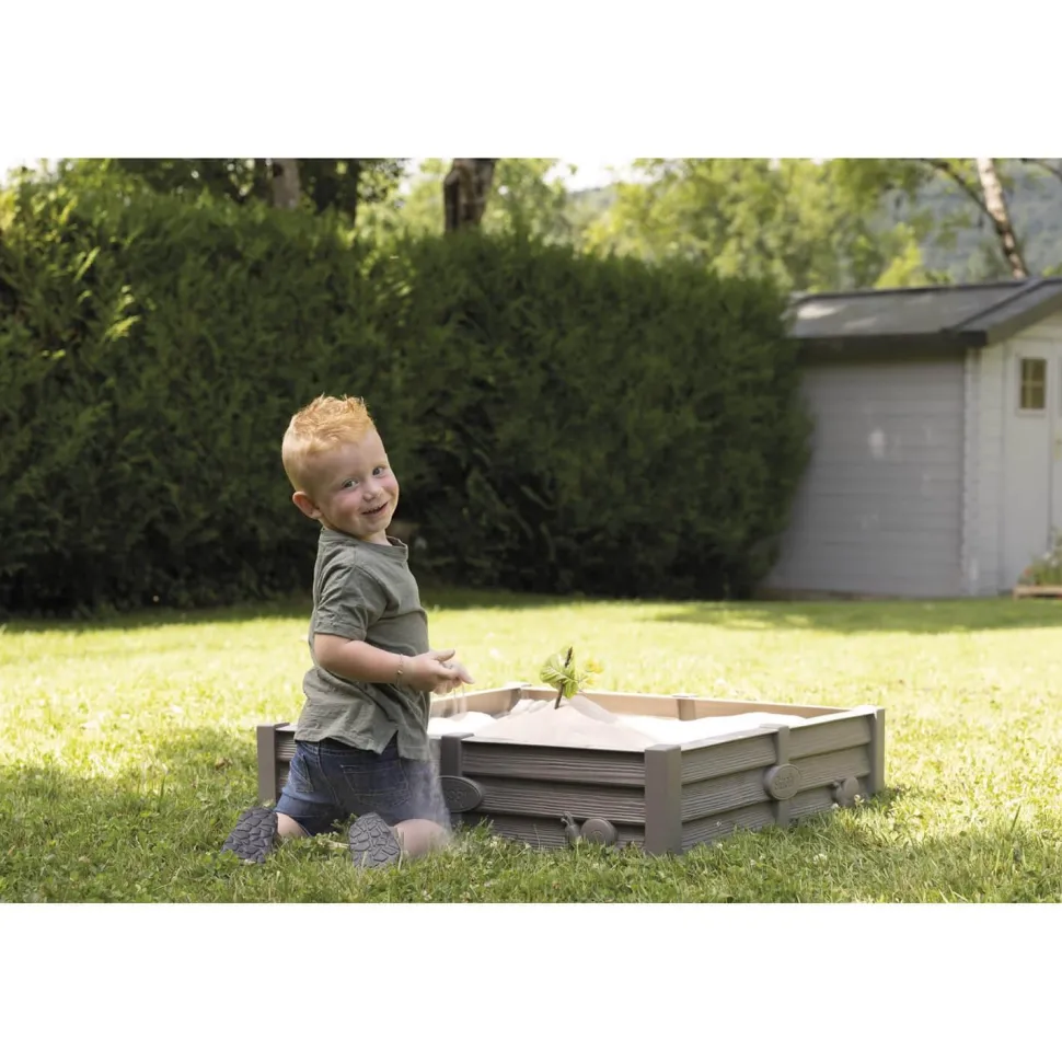 Bac à sable 2 en 1 Square Garden - Smoby